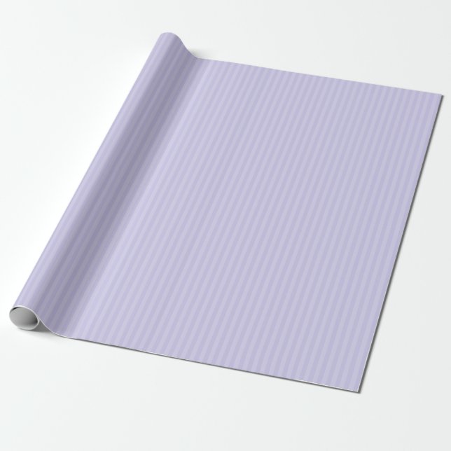 Papel de embrulho cor de lavanda listrado (Desenrolado)