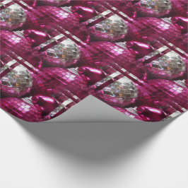 Papel de embrulho cor-de-rosa