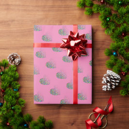 Papel de embrulho cor-de-rosa moderno
