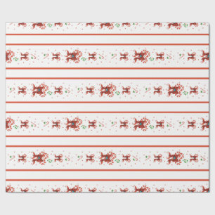 Papel de embrulho Coral de Cane de Açúcar
