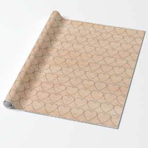 Papel de embrulho cristão Amor de Deus Rústico