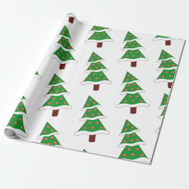 Papel de embrulho da árvore de Natal elegante!