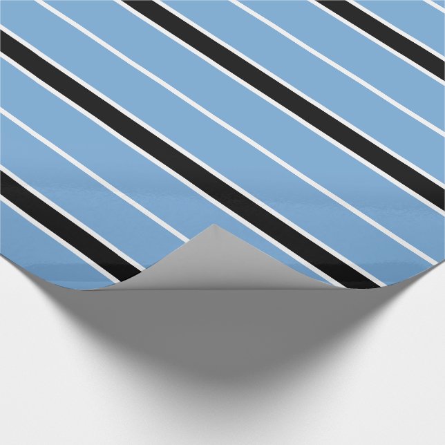 Papel de embrulho da bandeira patriótica do Botsua (Ponta)