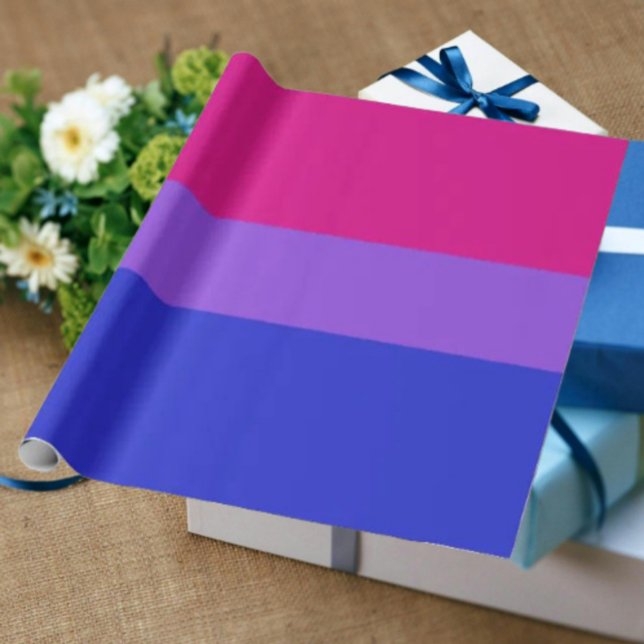 Papel de embrulho da Celebração do Orgulho Bi (Criador carregado)