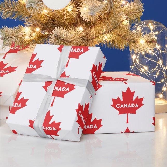 Papel de Embrulho da Folha de Bordo Canadense – Ca (Feriados)