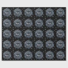 Papel de embrulho da Paz Multilíngue Chrome em pre