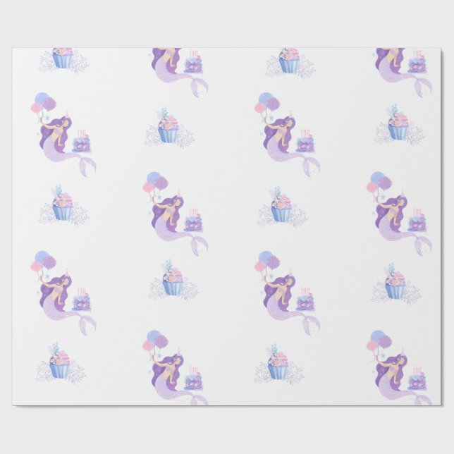 Papel de embrulho da Pequena Sereia (Aberto)