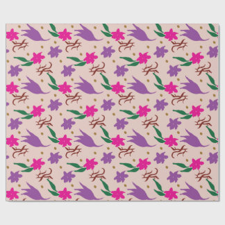 Papel de embrulho da temporada de jacarandá
