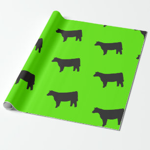 Papel de embrulho da vaca