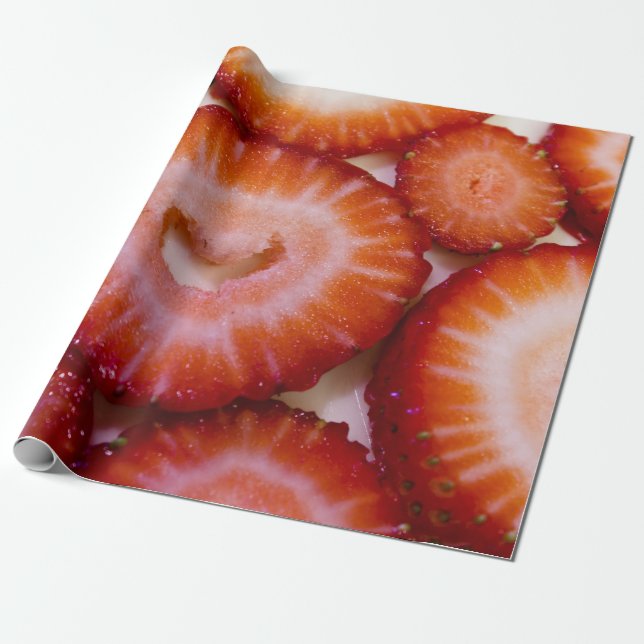 Papel de embrulho das morangos (Desenrolado)