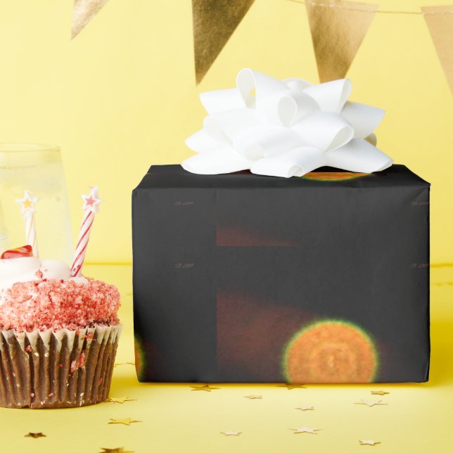 Papel de embrulho de 9 mate do Fireworks (Festa de aniversário)