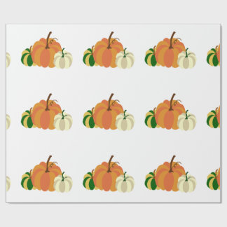 Papel de embrulho de abóbora