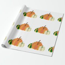 Papel de embrulho de abóbora