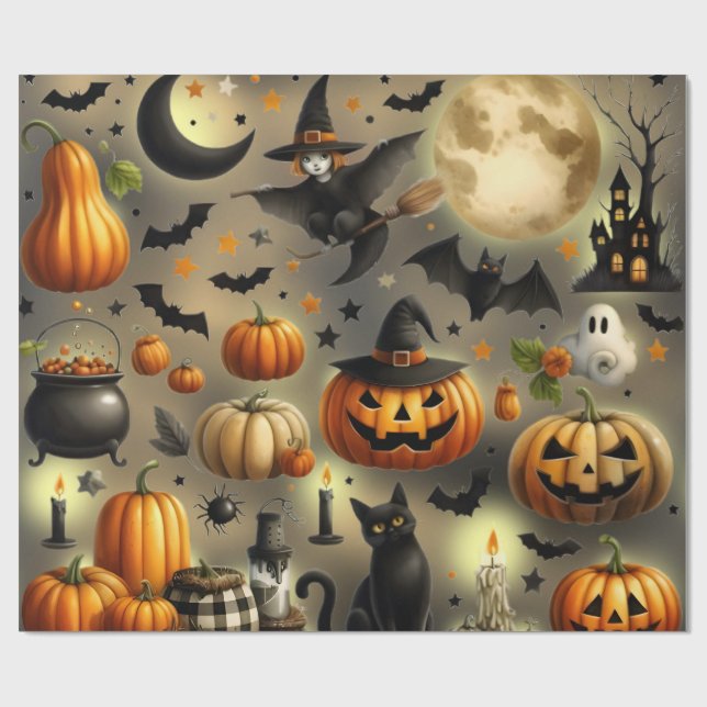 Papel de embrulho de abóbora (Aberto)