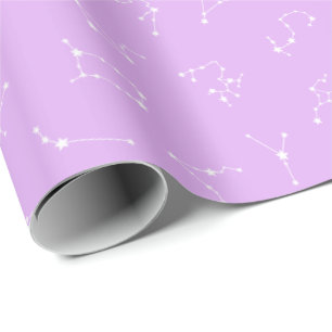 Papel de embrulho de aniversário com estrela da co