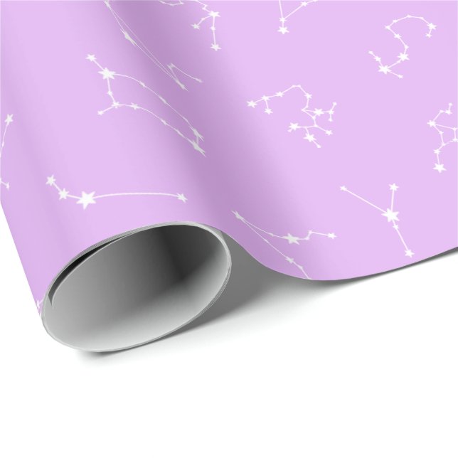Papel de embrulho de aniversário com estrela da co (Ponta do rolo)