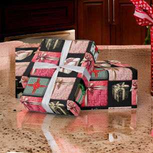 Papel de embrulho de aniversário de Natal