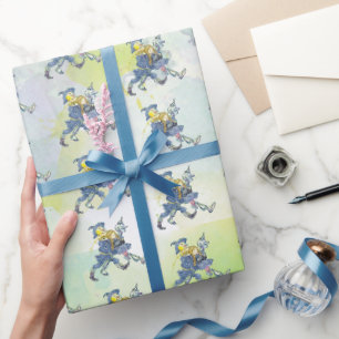 Papel de embrulho de aniversário do Mágico de Oz C