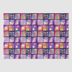 Papel de embrulho de aniversário feliz