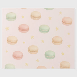 Papel de embrulho de aquarela Macaron & Estrelas P