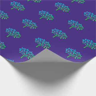 papel de embrulho de árvore de frutos silvestres