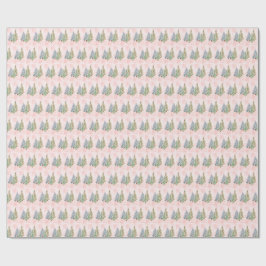 Papel de embrulho de árvore de inverno
