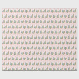 Papel de embrulho de árvore de inverno