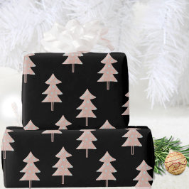 Papel de Embrulho de Árvore de Natal Moderna – Boh