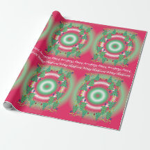 Papel de embrulho de árvores de Natal