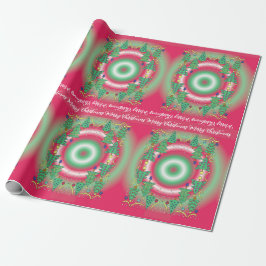 Papel de embrulho de árvores de Natal