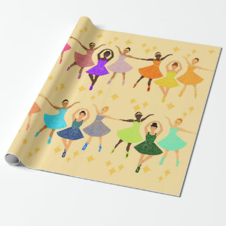 Papel de embrulho de ballerina