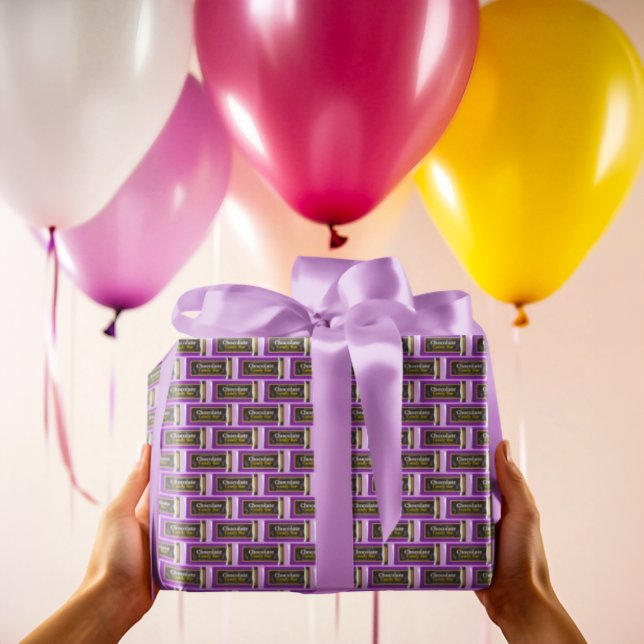 Papel de embrulho de Bar doce de chocolate (Criador carregado)