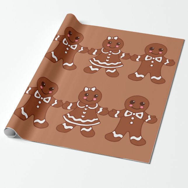 Papel de embrulho de biscoitos de gengibre (Desenrolado)