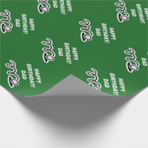 Papel de embrulho de bola de golfe personalizado p