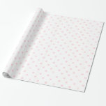 Papel de embrulho de bolinhas rosa<br><div class="desc">Papel de embrulho de bolinhas de rosa claro</div>