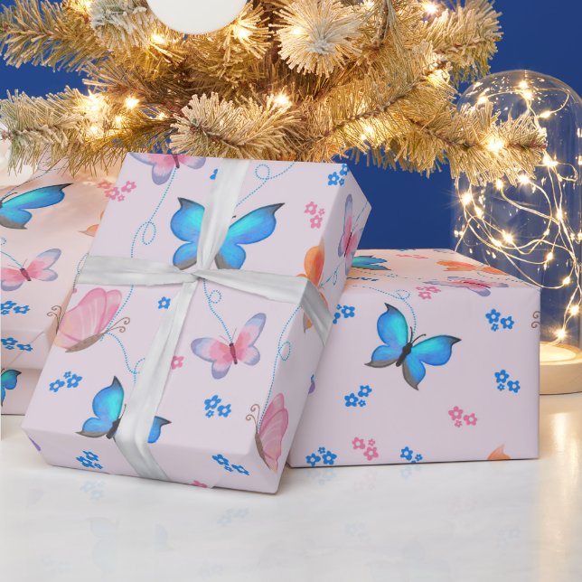 Papel de embrulho de borboletas (Feriados)