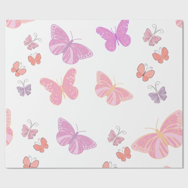 papel de embrulho de borboletas (Aberto)
