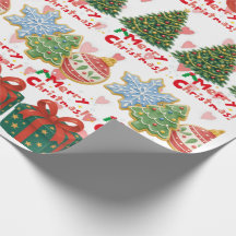 Papel de embrulho de Cacau Quente de Natal & Prese
