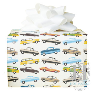 Papel de embrulho de carros antigos