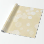 Papel de embrulho de casamento com padrão Bokeh do<br><div class="desc">Dar presentes de casamento num padrão bokeh dourado falso torna uma apresentação incrível. Ideal para recém-casados, chá de noiva, chá de casa nova, presentes de noivado e mais.</div>