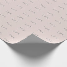 Papel de embrulho de casamento minimalista | Beijo