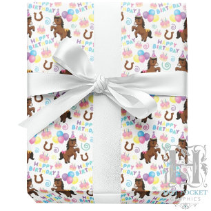 Papel de embrulho de cavalo