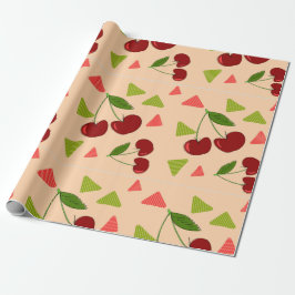 Papel de embrulho de cereja