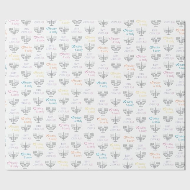 Papel de embrulho de Chanuka (Barra)