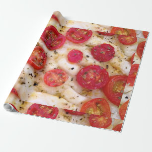 papel de embrulho de comida branca-branca-vegan pi
