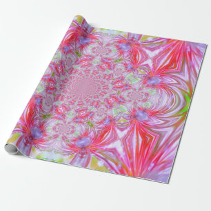 Papel de embrulho de cristal vermelho
