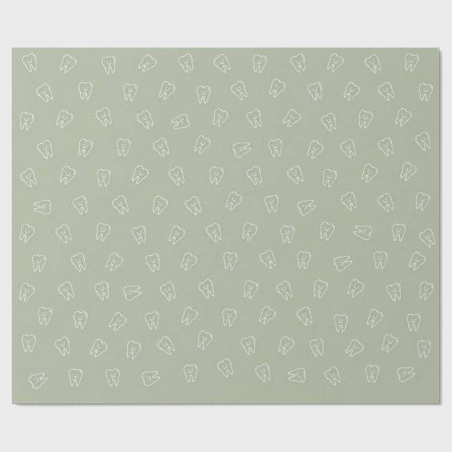 Papel de Embrulho de Dente Fofo (Aberto)