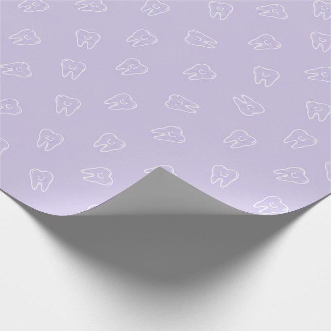 Papel de embrulho de dente sorridente fofo - Lavan (Ponta)