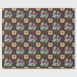 Papel de embrulho de design lindo