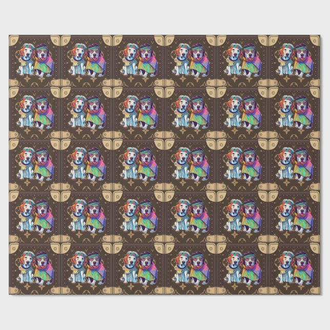 Papel de embrulho de design lindo (Aberto)